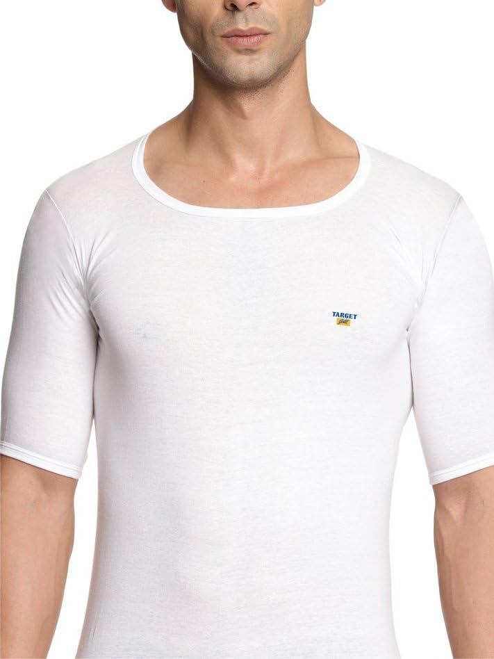 Image of Men's Vest - 100% Cotton, White, Comfortable, Breathable, Baniyan for Men(Pack of 4)