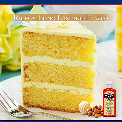 Happy Home Imitation Butter & Nut Flavoring, Non-Alcoholic, Certified Kosher, 7 oz. - Thumbnail 4