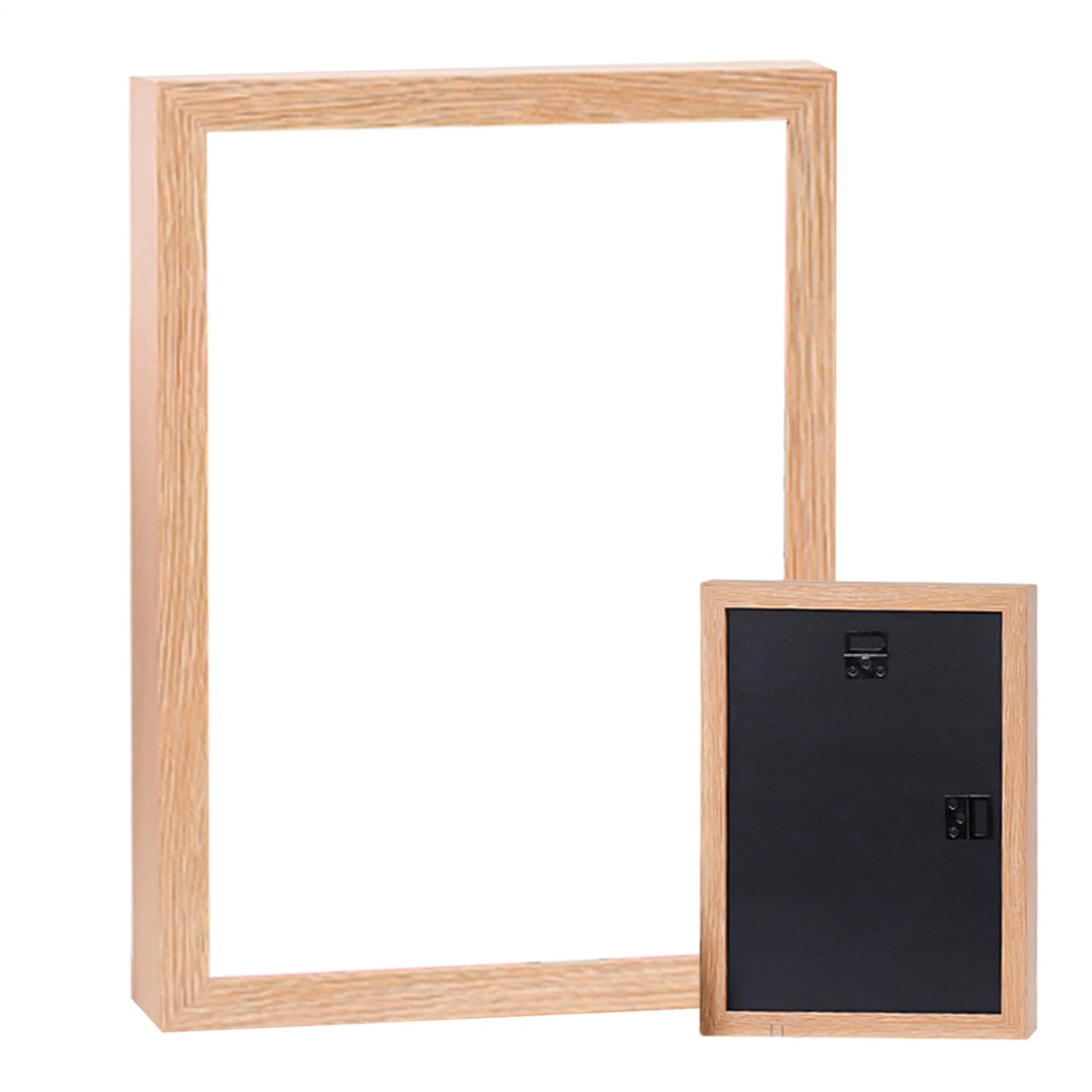 Cadre photo avec rangement en bois et support pour salon et bureau