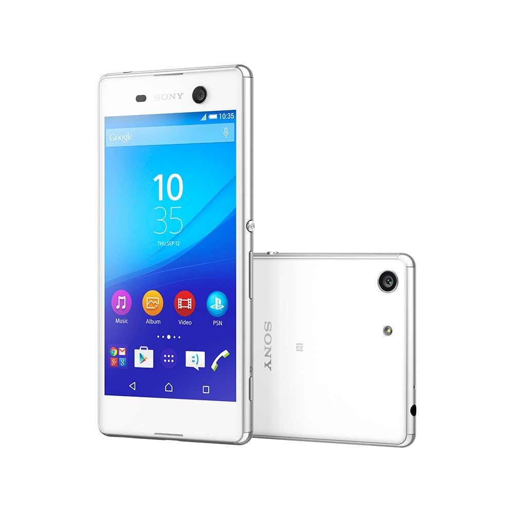 新品 Xperia M5 4G E5653 White[White 16GB] Sony Xperia M5 E5653 16GB 5-inch 4G LTE Factory Unlocked