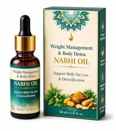 Nabhi Oil for Weight Management & Body Detox 30ml | Ayurvedic Her...