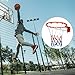 Basketball Hoop,Basketball Net,The Door Basketball Hoop,Wall Mounted Hoop Thickened Steel Plate Basketball Hoop with Net Screws Spring Shock Absorption Wall Mounted Basketball Hanging Basket Orange