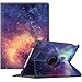 Fintie Rotating Case for iPad Air (3rd Gen) 10.5" 2019 / iPad Pro 10.5" 2017-360 Degree Rotating Stand Protective Cover with Built-in Pencil Holder, Auto Sleep/Wake Feature (Galaxy)