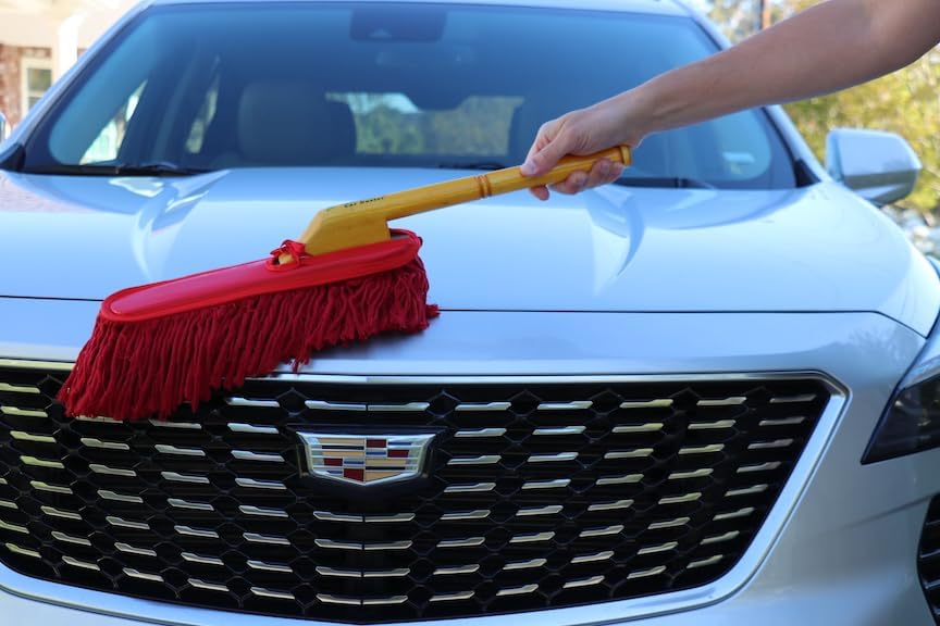 California Car Duster 62442 Standard Car Duster with Wooden Handle,Red - Image 8