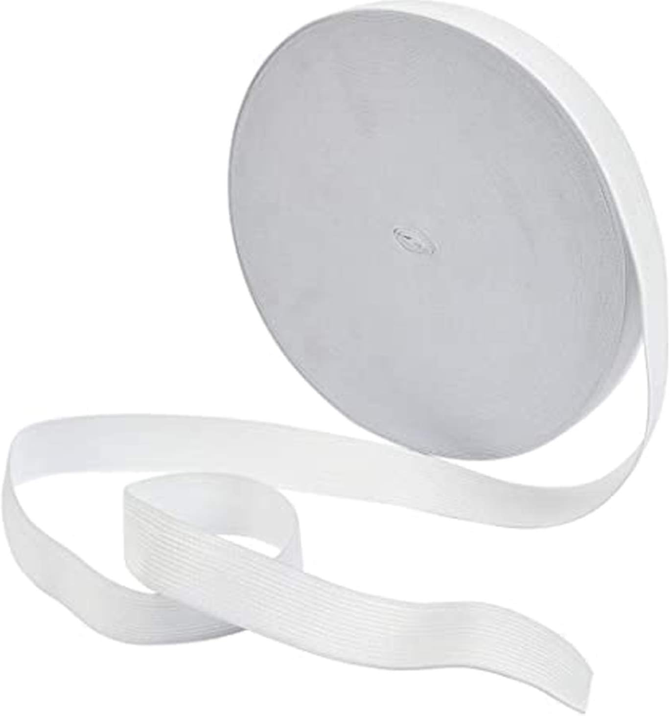 White Woven Elastic Tape - (25mm) 1 inch x 10m