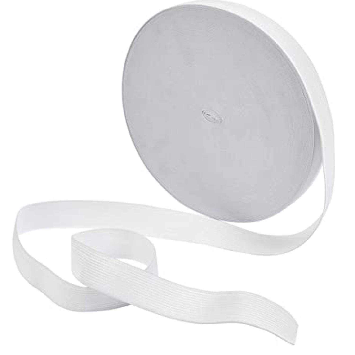 White Woven Elastic Tape - (25mm) 1 inch x 30m