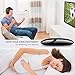 immagine 5Jelly Comb Cuffie TV wireless Ottico auricolare stereo ricaricabile con trasmettitore per TV/televisione/PC/radio/telefono, 100 piedi, connessione ottica, 3,5 mm AUX, uscita audio RCA