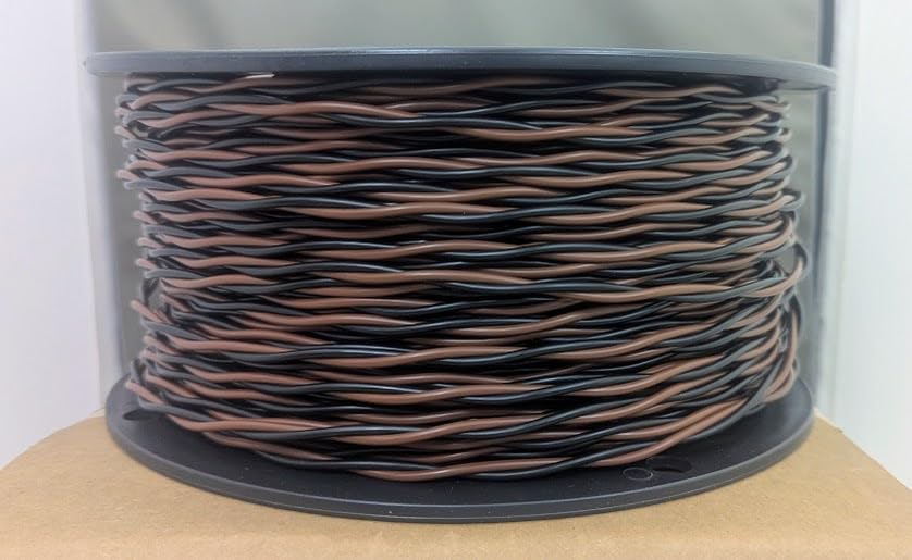 Underground Pet Fence Wire – Twisted Pair 16 AWG Solid Bare Copper – 500 FT (White/White) – Direct Burial Rated – Made in USA
