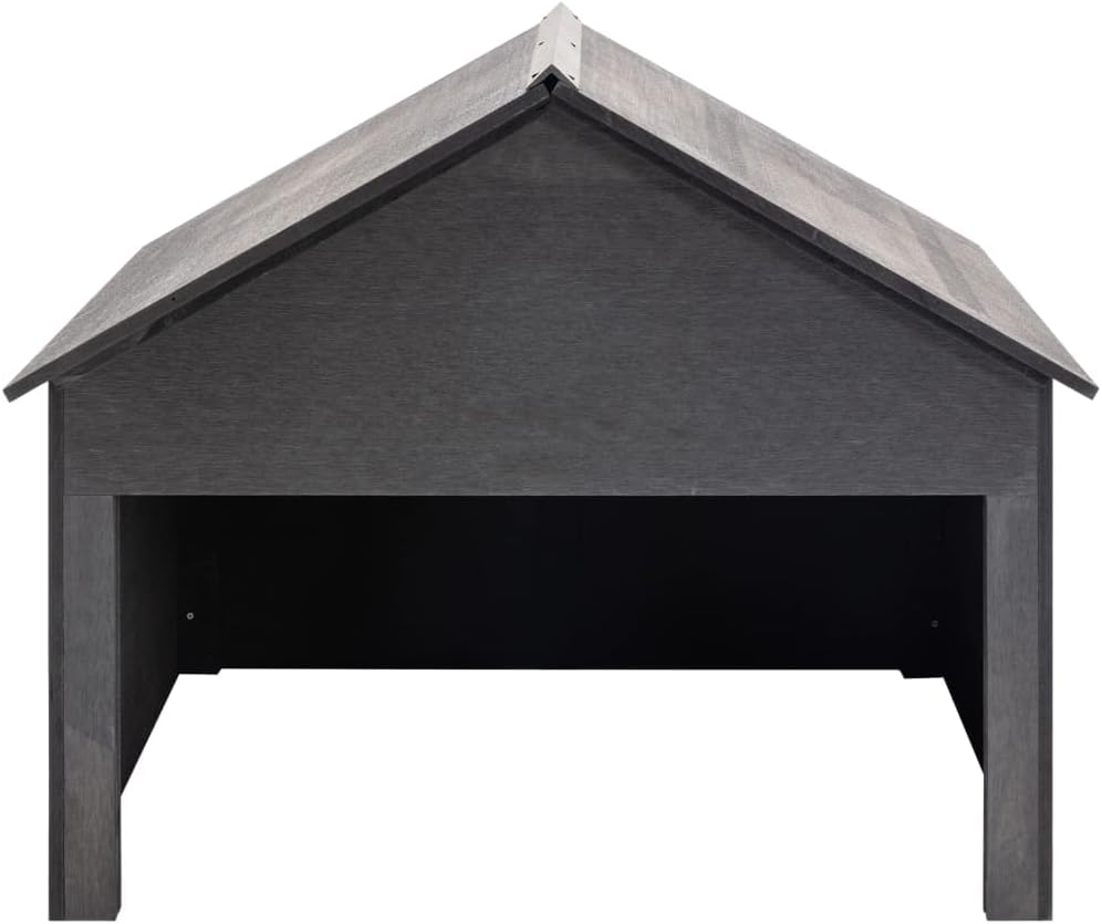 review INLIFE Lawn Mower Garage Gray 31.5