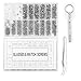1000 Pcs Micro Glasses Screws Repair Kit M2.5/M2/M1.0 with Tweezers, Tiny Mini Glasses Laptop Screws Cap Washer Nut Assortment Kit Replacement for Electronics Repair Watches with Screwdriver (Silver)
