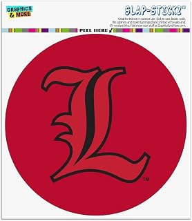 University of Louisville Primary Logo Automotive Car Window Locker Circle Bumper Sticker