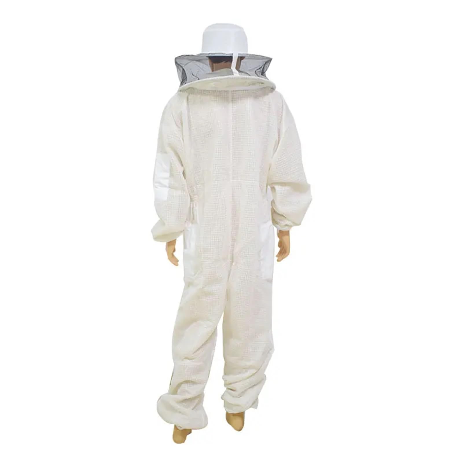 Abbigliamento Apicoltura Tuta da apicoltore ventilata a 3 strati con velo rotondo, abbigliamento professionale for apicoltura(3XL)