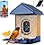 Smart AI Bird Feeder for Families - Attract Vibrant Cardinals! 2K Day/Night Camera, 10,000+ Species ID, Real-Time Alerts, Solar Powered & Weatherproof - Fun Bird Watching for Kids & Adults