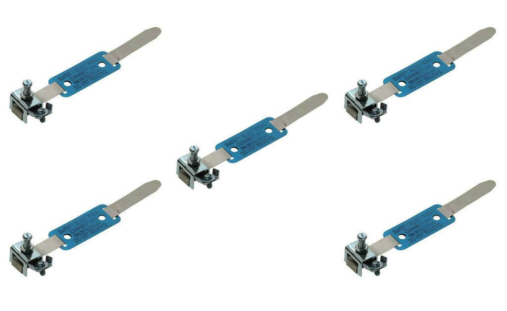 5 x Niglon AEC2-15 Adjustable Earth Clamp for Damp Conditions A-D 12-35mm (Blue)
