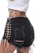 Produktbild iRachel Damen New Sexy Short Hotpants Demin Short Kurze Hose Schwarz EU 42
