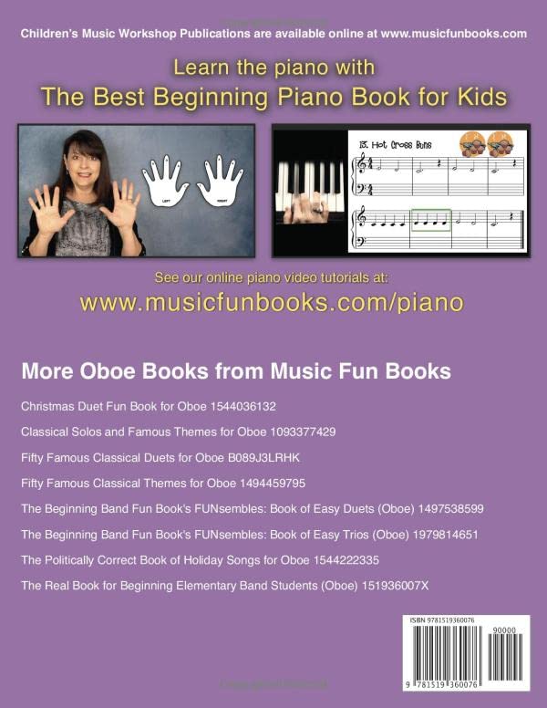 The Real Book for Beginning Elementary Band Students (Oboe): Seventy Famous Songs Using Just Six Notes - Image 2