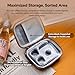 Linsoul ZiiGaat PELLEPOD Leather Earbud Case, Waterproof IEM Storage Box, Hard Carrying Bag, Protective Storage Box, Fit for Earphone ZS10 Pro, Zero: 2, EM6L, EW300, SuperMix 4, Orchestra Lite (Brown)