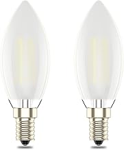 E14 Dimmable Led Candle Bulb,Cool White,4w Equivalent 40w, SES Small Edison Screw,Pack of 2