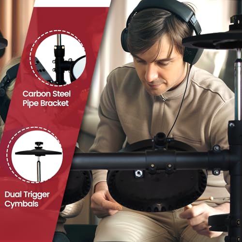 Xkorce MX100 Electronic Drum Set Electric Drum Kit thumb #6