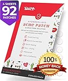 Acne Pimple Patches - Master Hydrocolloid Patch 96 Count (4 Sets of 24 Patchs) for Zits, Whitehead Pores, Adult Blemishes, Hormonal spots & freckles