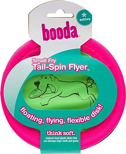 Booda Tail-Spin Flyer 10" Diameter Floppy Dog Frisbee (Pack Of 2) #TOP4