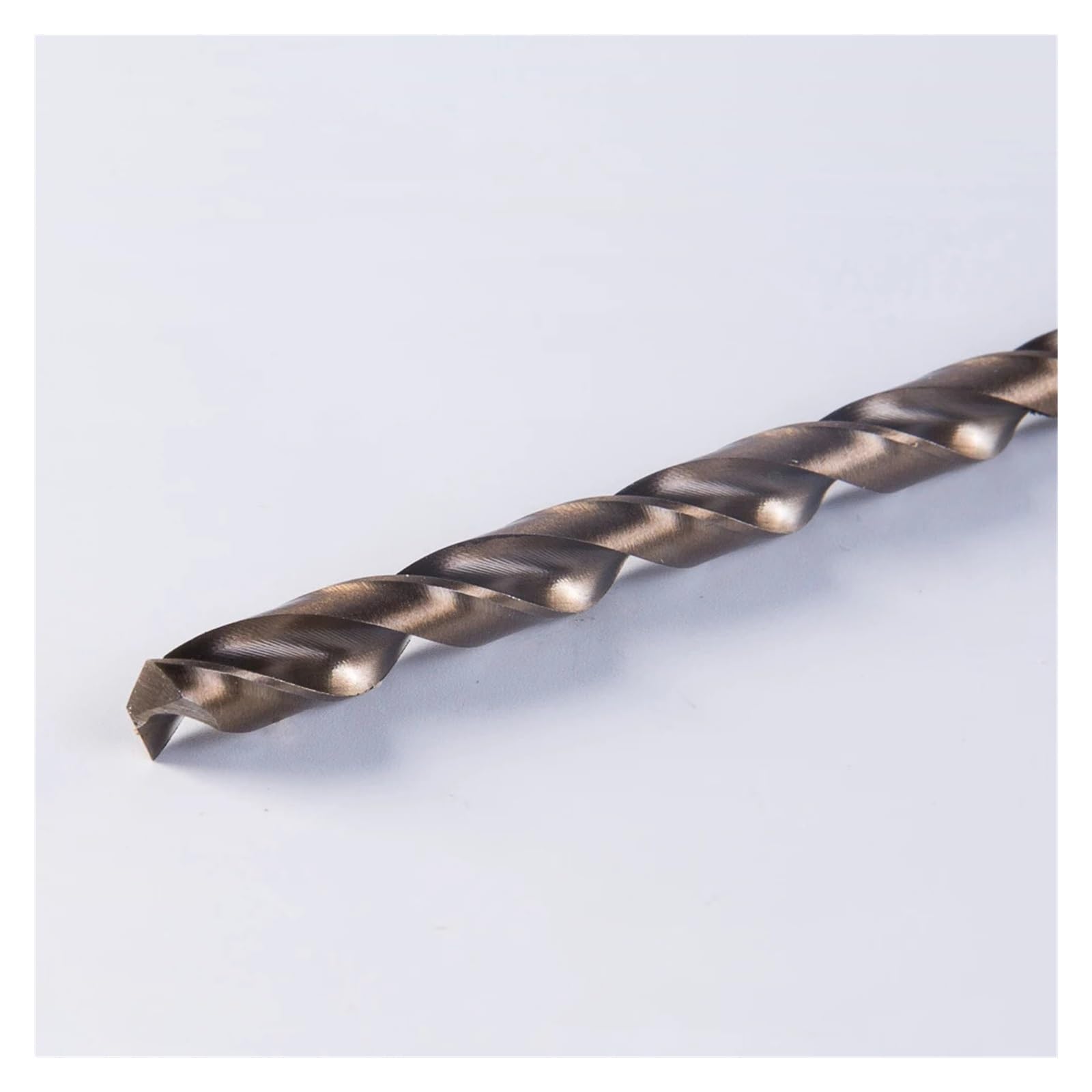 Zestaw 10 wierteł M35 ze stali szybkotnącej kobaltowej, 0,5 mm-8,0 mm, do stali nierdzewnej i twardych metali(7.8mm)