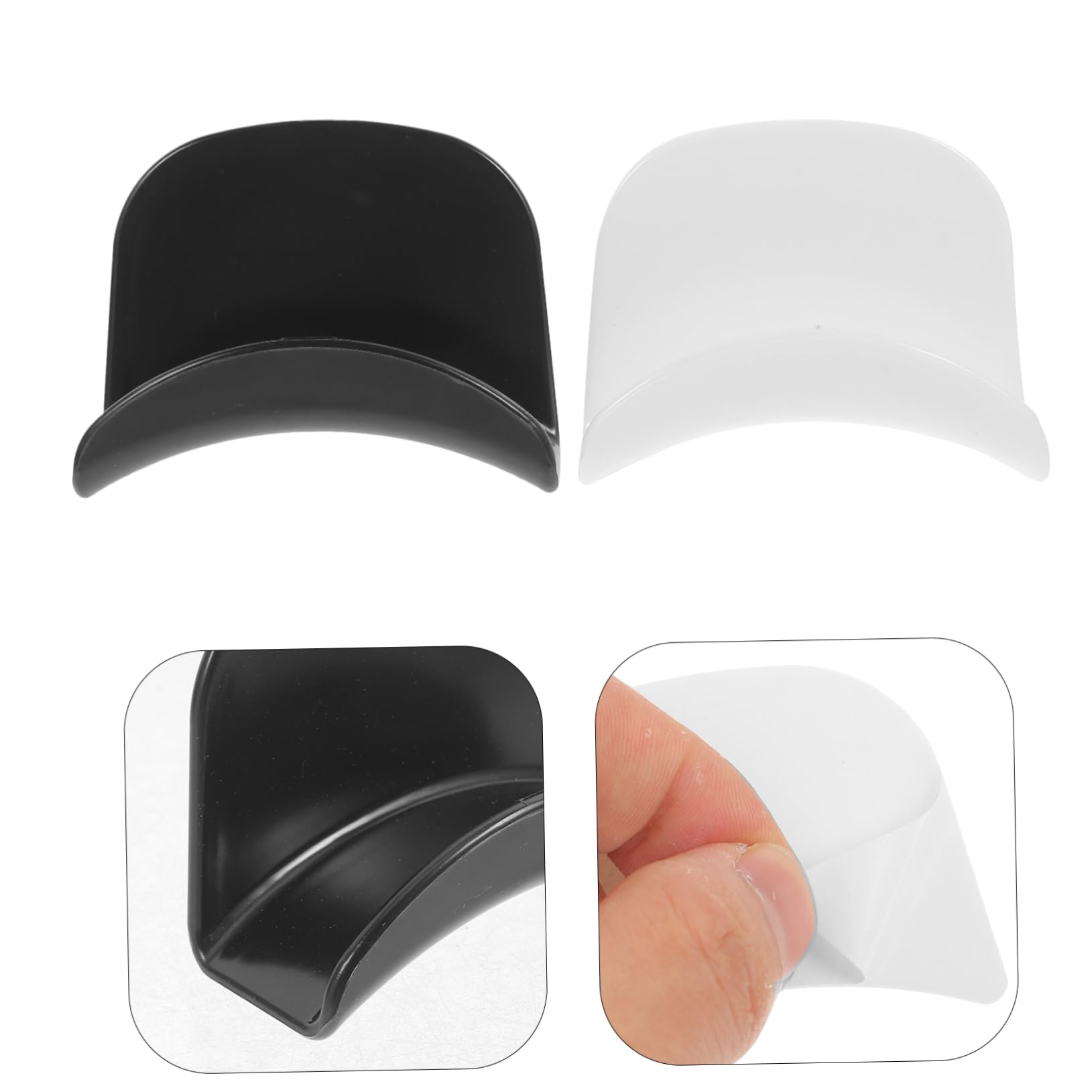 HOMSFOU 30piezas Soporte De Auriculares Montado Pared De Organizador Adhesivo para Auriculares De Compatible Modelos para Habitaciones y Cafés De