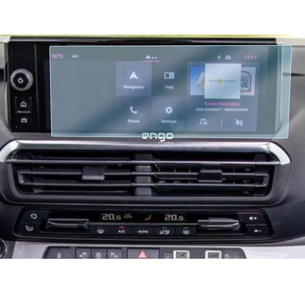 Engo Fiat Scudo 10 İnç İle Uyumlu Ekran Koruyucu Multimedya Nano Parlak