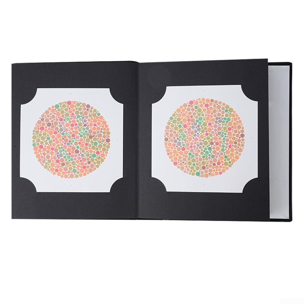 Ishihara Livre de test de vision des couleurs 2026 avec 38 plaques cliniquement testées pour évaluer la capacité de discrimination des couleurs