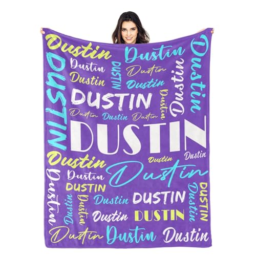 Personalized Blankets for Kids with Names Customized Blankets with Name for Adult Custom Blanket Gift for Birthday Christmas Valentines Day Gift