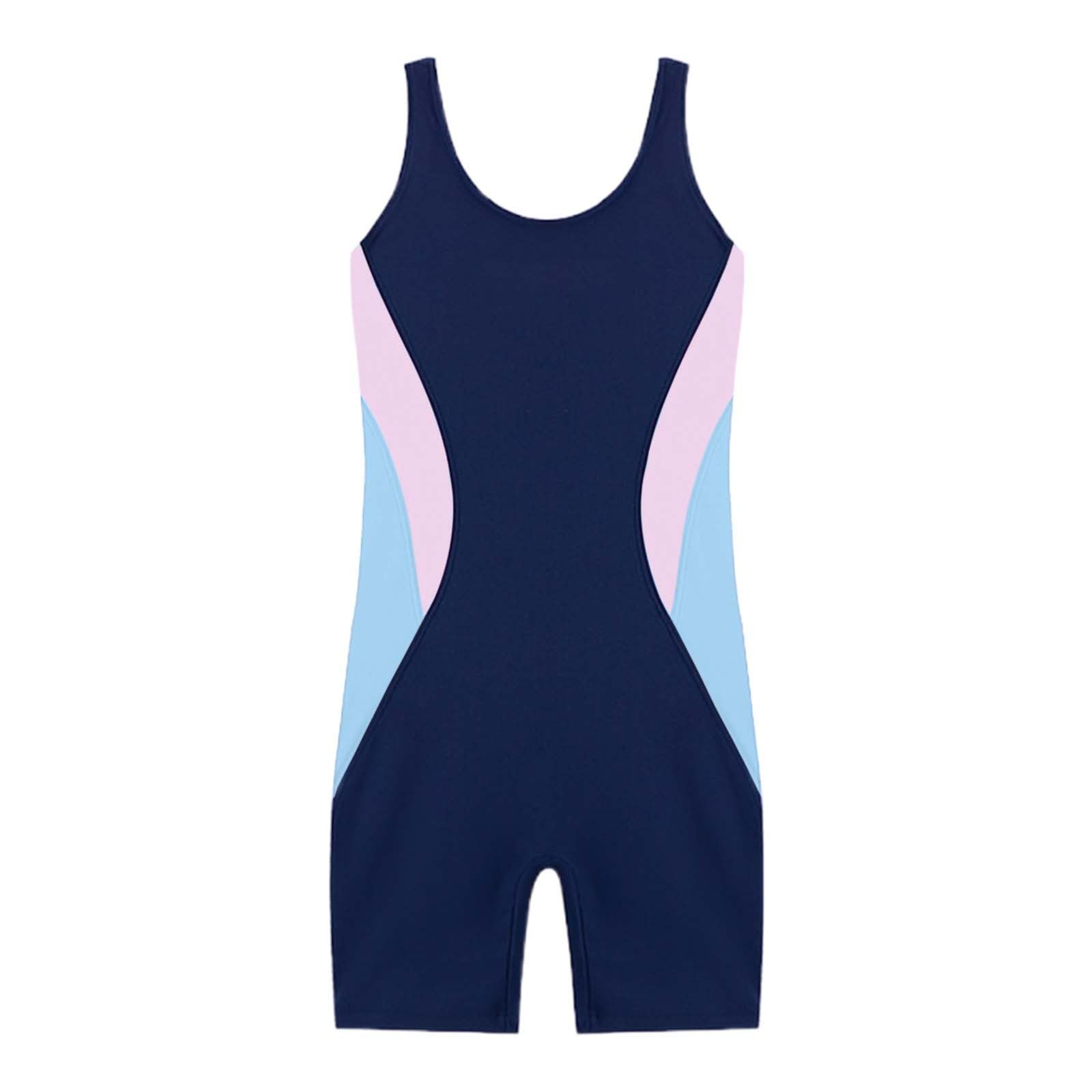 Maillot De Bain 1 Piece Shorty Fille 5-14 Ans Monokini Maillot De Bain Enfant Fille Ventre Plat Gainage Chic Pas Cher étudiant Natation Piscine Sport Plage Surf Plongée