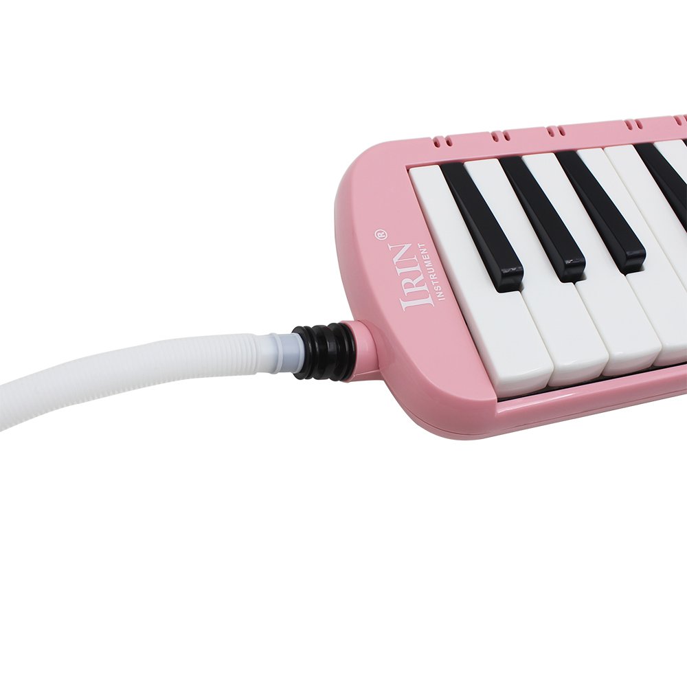 37 piano Keys melodica strumento musicale per gli amanti della musica principianti regalo con borsa da trasporto, Pink