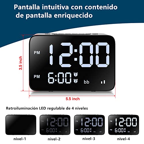 Relojes Despertadores, Home despertadores digitales Marca Yostyle (3)