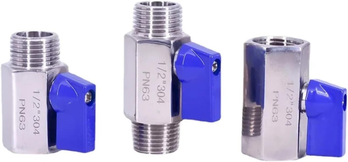 1pc 1&#34; NPT Female To Female Ball Valve SUS 304 Stainless Steel