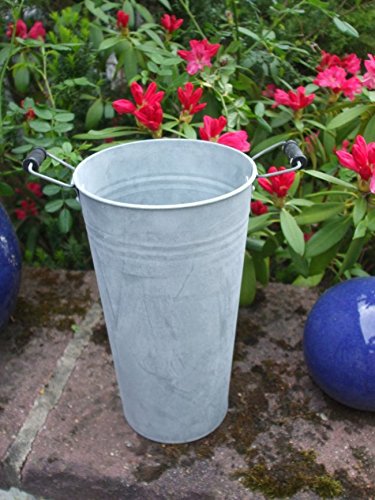 Zinkvase, Pflanztopf, Zinkkübel, Amphore, Zinkbottich, Blumentopf, 30 Cover