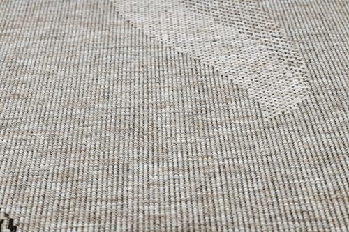 Tapis de sol Sizal Floorlux 20212, tissage haut de gamme argenté