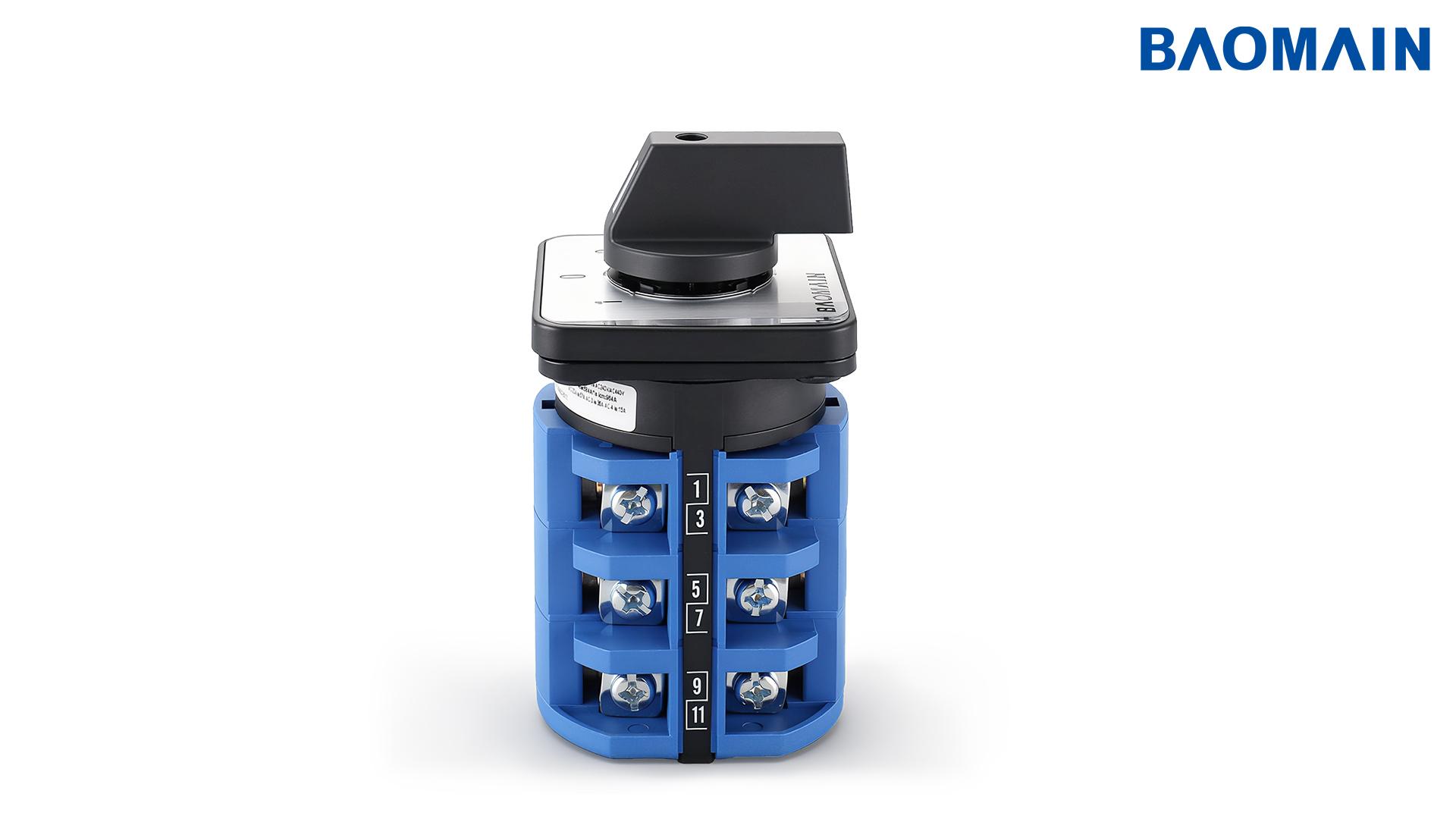 Baomain 40A Changeover Control Switch, 660V 4 Positions 12