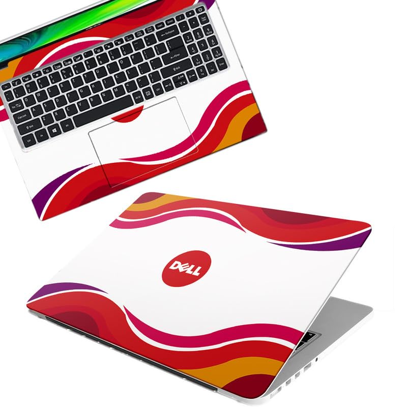 Image of Galaxsia DSGN 293 Full Body Laptop Skin Bubble-Free| Laminated & Removable | HD Quality Sticker for Laptops Upto 15.6 Inches Compatible with DELL