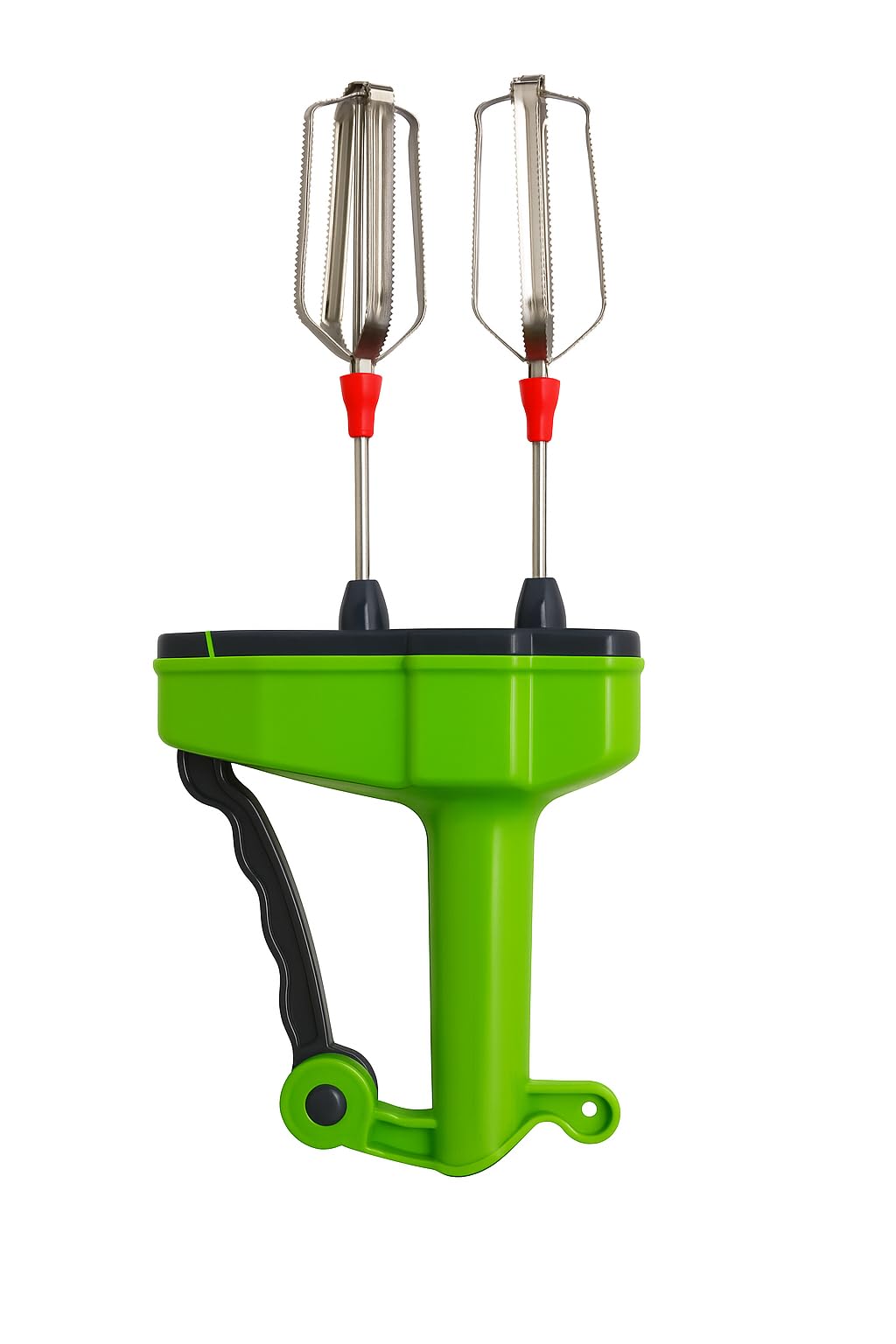 Dervino Jumbo Dual Blade Manual Hand Blender- High-Speed Dual Power Free for Kitchen Beater Whipping Cream Machine -Cakes, Soup Soup, Lassi, Milkshake (Pack Of 1 / Red)-image-15