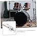 Tom Drum Holder Display Stand Durable Zinc Alloy Drum Rack for Percussion Instruments Easy to Install for Students and Beginners Replacement for Old and Damaged Parts