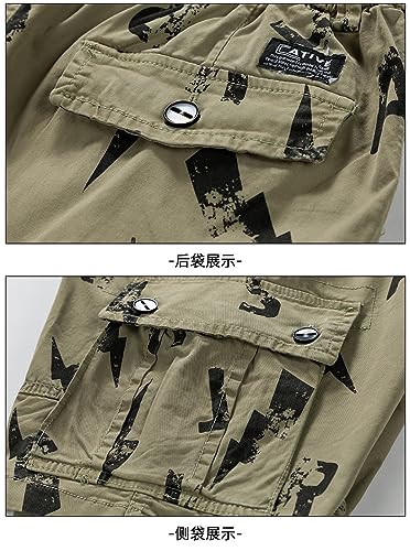 Short jogging hommes GRFIT gris foncé 38 multi-poches cargo retro