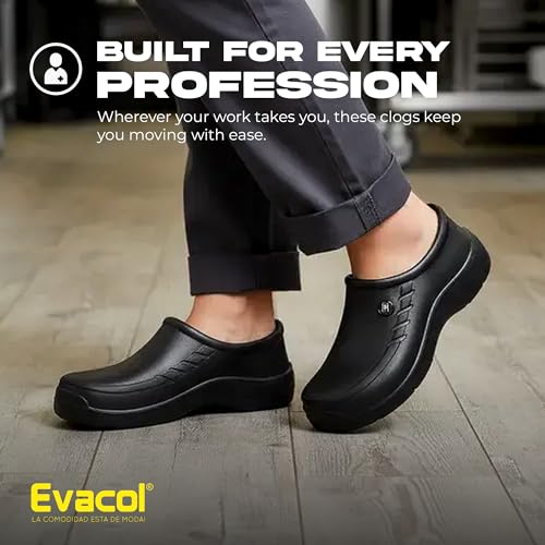 Image of Non Slip Shoes for Women - Slip On Clogs, Comfortable Work Shoes