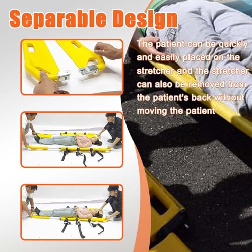 Civière pliable d'urgence médicale pour le transport de patients