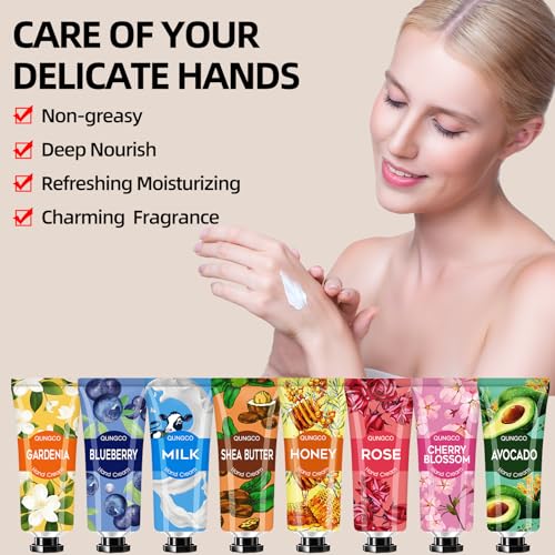 Mzank QUNGCO8615 14 Pack Hand Cream Gifts Set For Women,Christmas Gifts For Women,Thank You Gifts,Stocking Stuffers For Adults,Appreciation Gifts,Natural Moisturizing Hand Lotion thumb #6