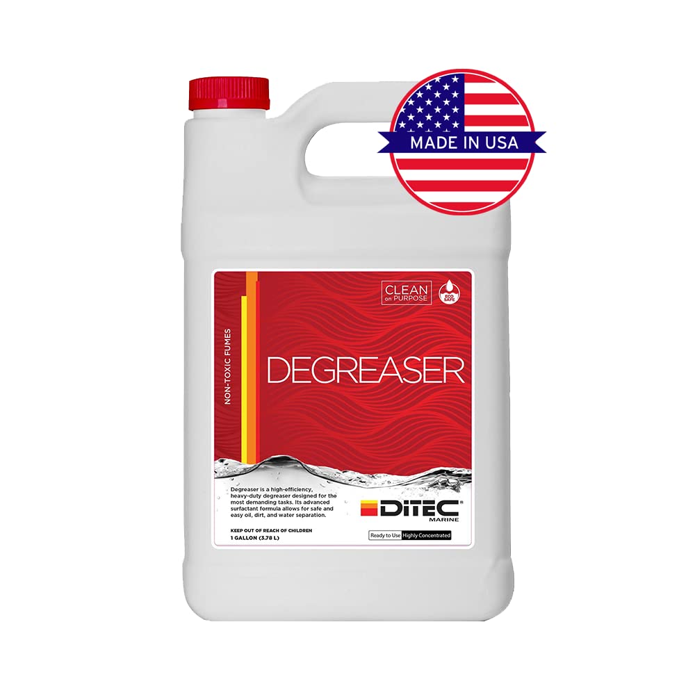 DITEC Marine NonToxic Degreaser, 1 Gallon Effective Oil and Grease