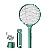 Muggendoderlamp Mosquito Killer Lamp 2in1 LED Trap 3000V elektrische bug zapper USB Oplaadbare zomervlieg Swatter Trap Flies Insect Anti Insect Muggenverdelger Lamp (Color : Red+Green+Blue)