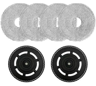 YYzzCaithe 4 Mop and 2 Mop Pad Plate Accessories