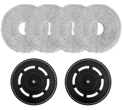 4 Mop and 2 Mop Pad Plate Accessories for iRobot Roomba 405/505 Combo by YYzzCaithe - Used condition - US$13.97