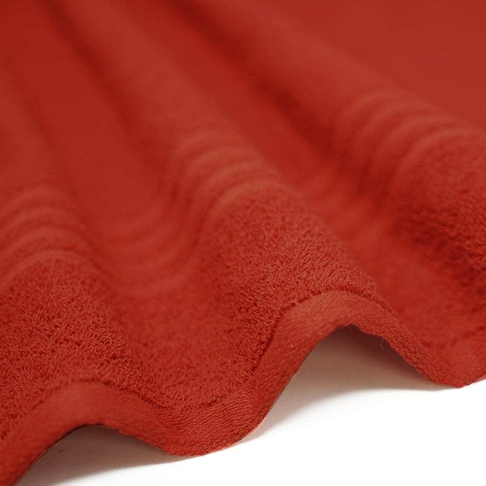 TRIDENT TRISAFE Guest Bath Towels, Highly Absorbent, Quick-Dry, Easy Care, 6 Piece Guest Bath Towels, Rustic Red : Everything Else