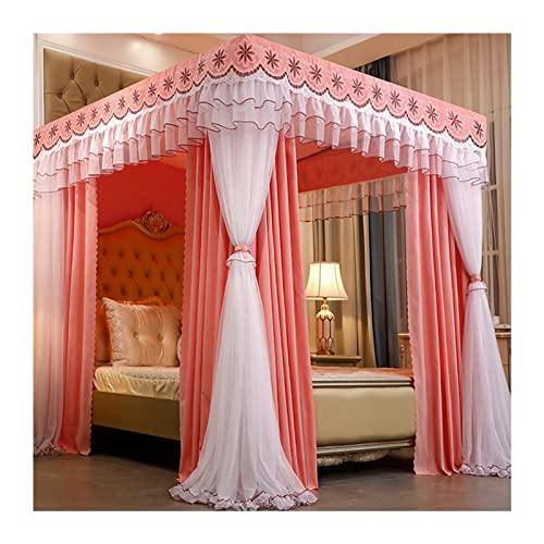 Moustiquaire à baldaquin pour lit double 200x220cm style 1 avec rideau occultant